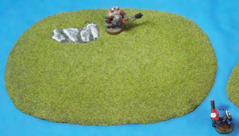 Gentle Medium Oval Hill Summer