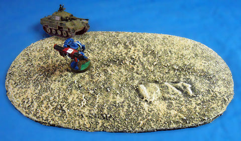 Gentle Medium Oval Hill Desert